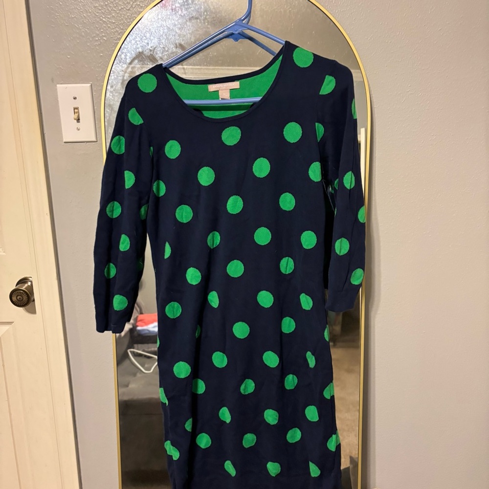 Banana Republic Blue Casual Long Sleeve Dress